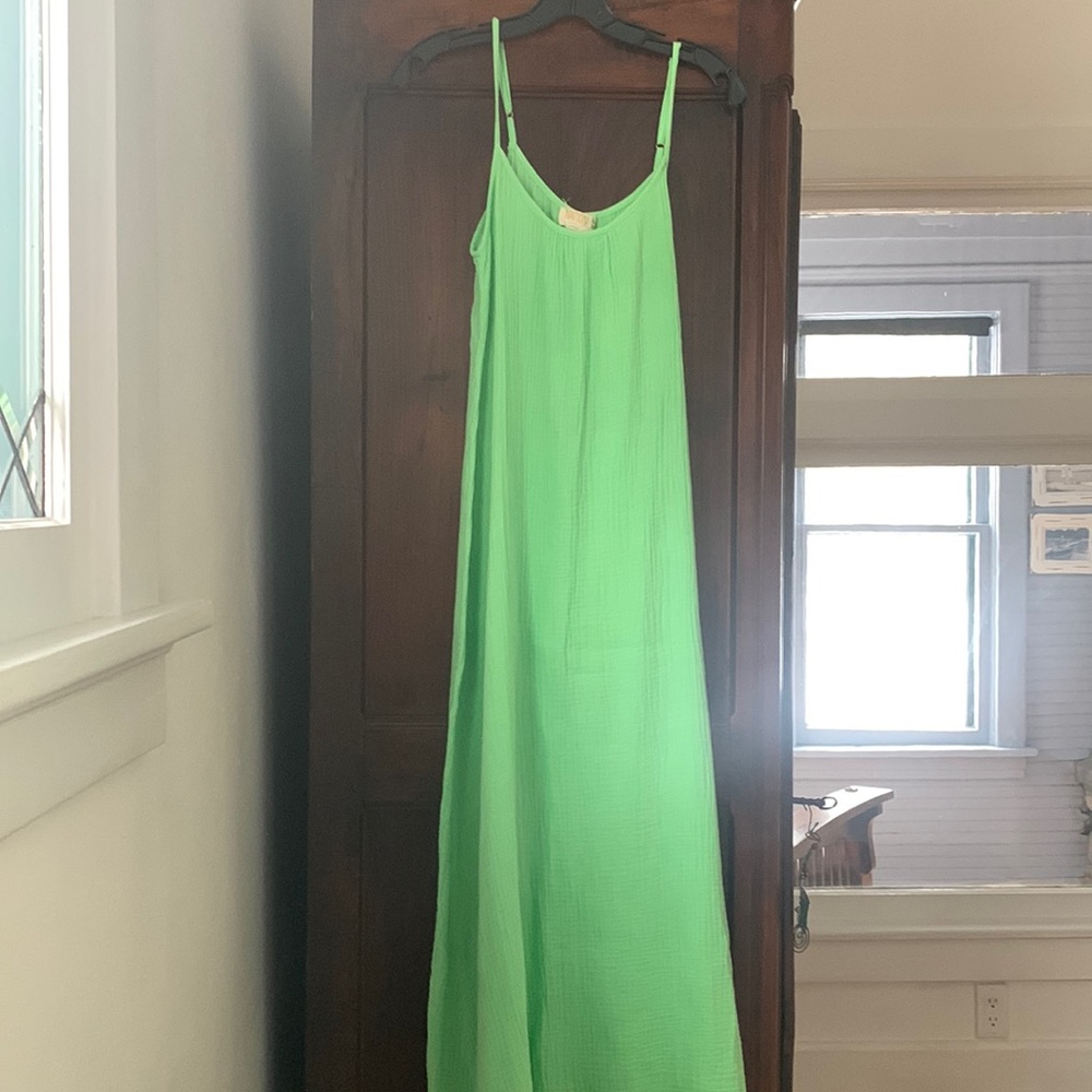 Nation LTD Neon Green Maxi Dress